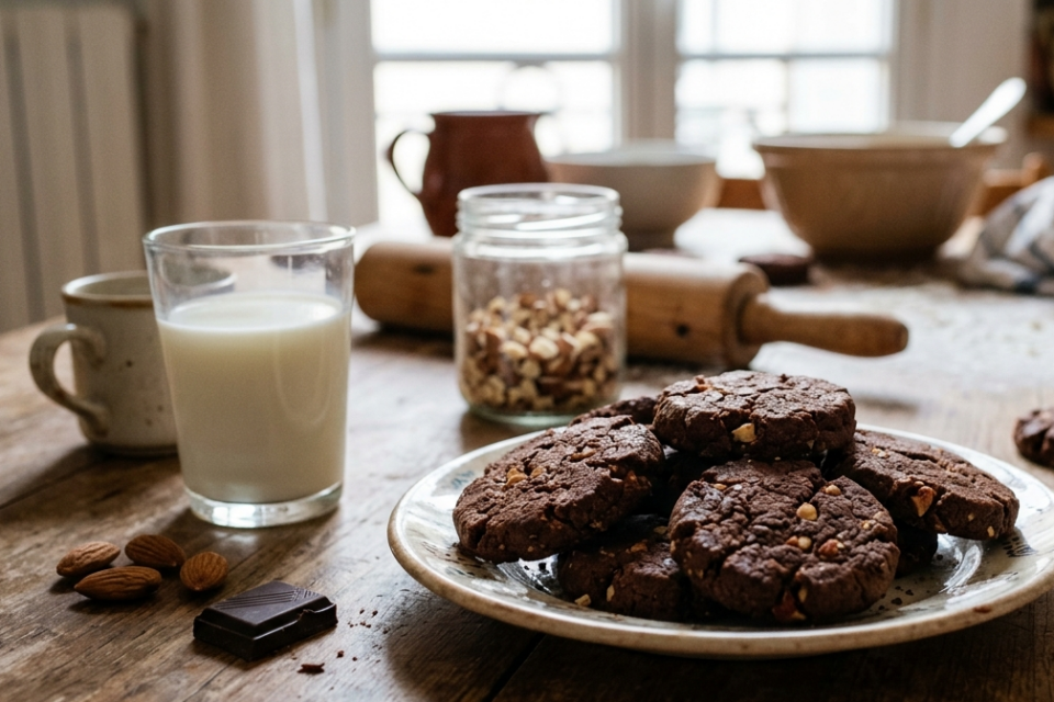 Petits sablés au chocolat