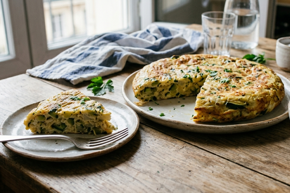 tortilla aux légumes