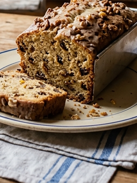Cake aux noix parfumé à l’orange