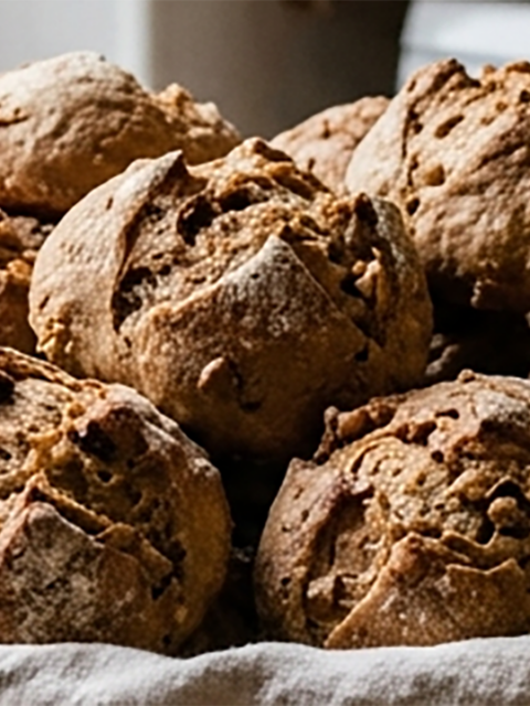 Recette de pains châtaigne, figues et noix