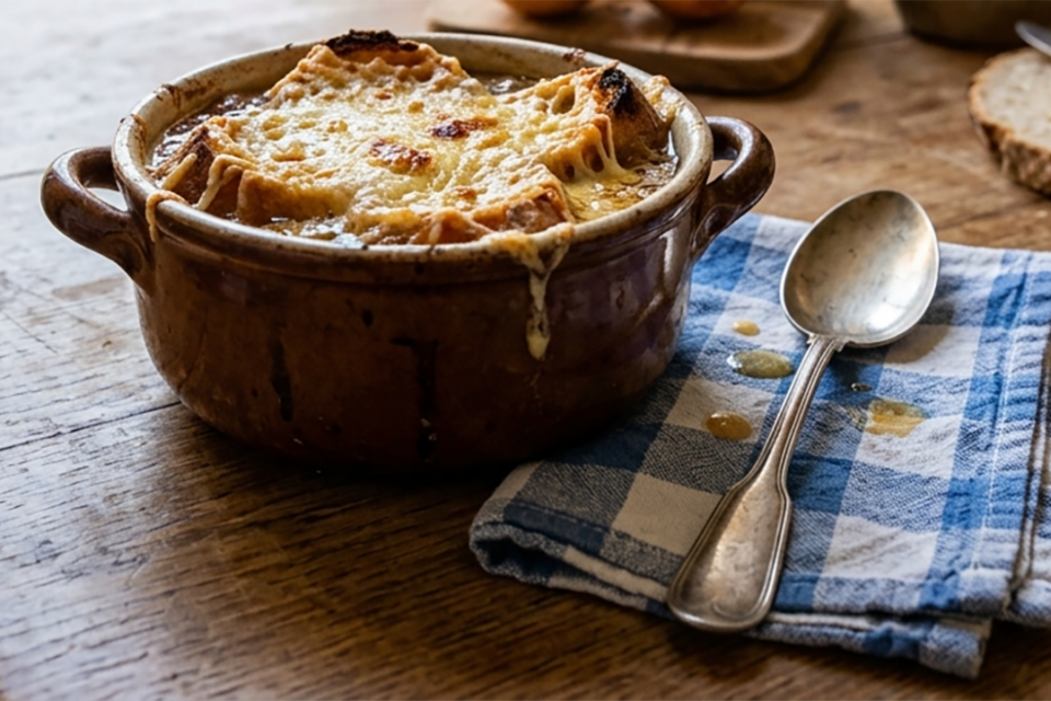 Soupe à l'oignon de la bohème galante