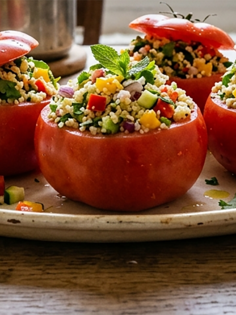 Tomates farcies au taboulé