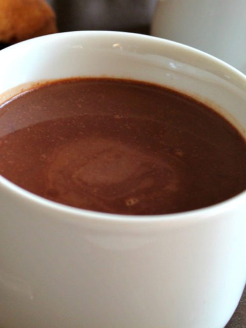 chocolat chaud onctueux