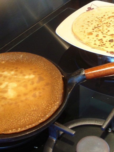 faire cuire les crêpes