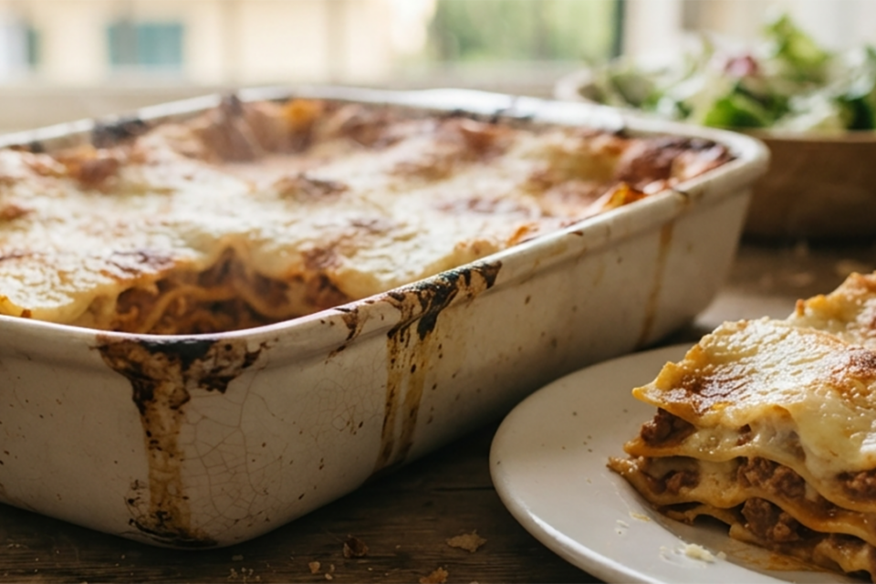 lasagnes au veau al pappagallo de Mémé Louise
