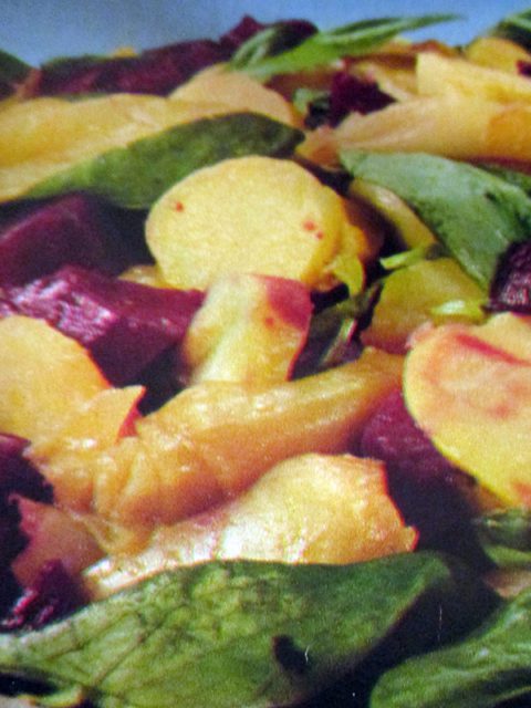 salade de mâche pommes de terres