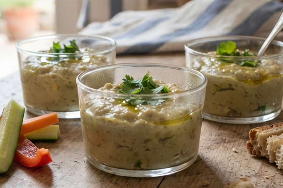 Recette minceur du Caviar d'aubergine
