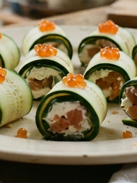Makis au Saumon et courgettes