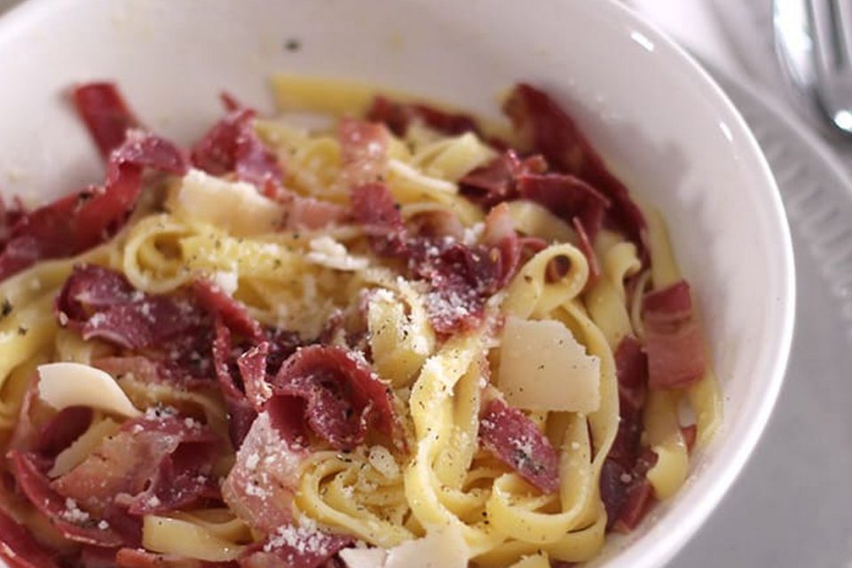 pâtes à la sauce Carbonara