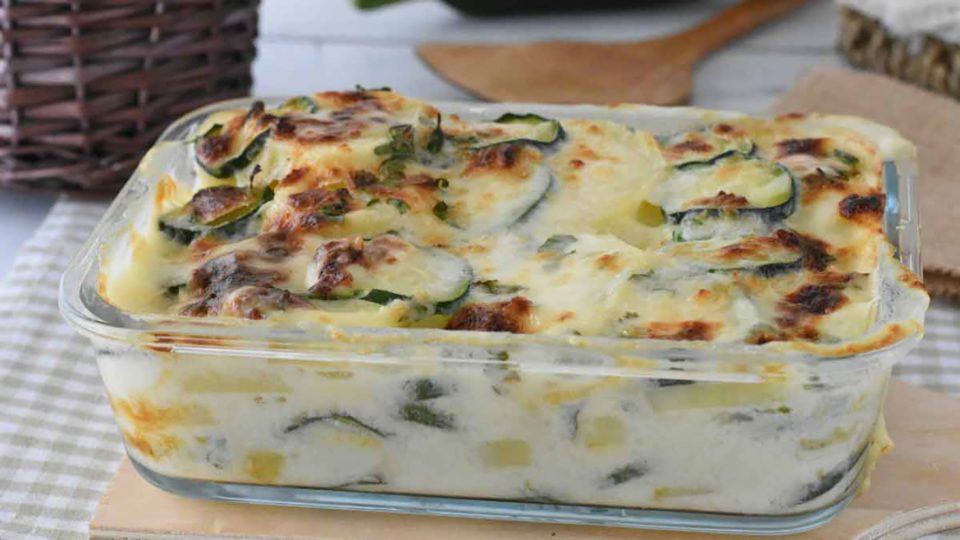 Gratin de courgettes en béchamel