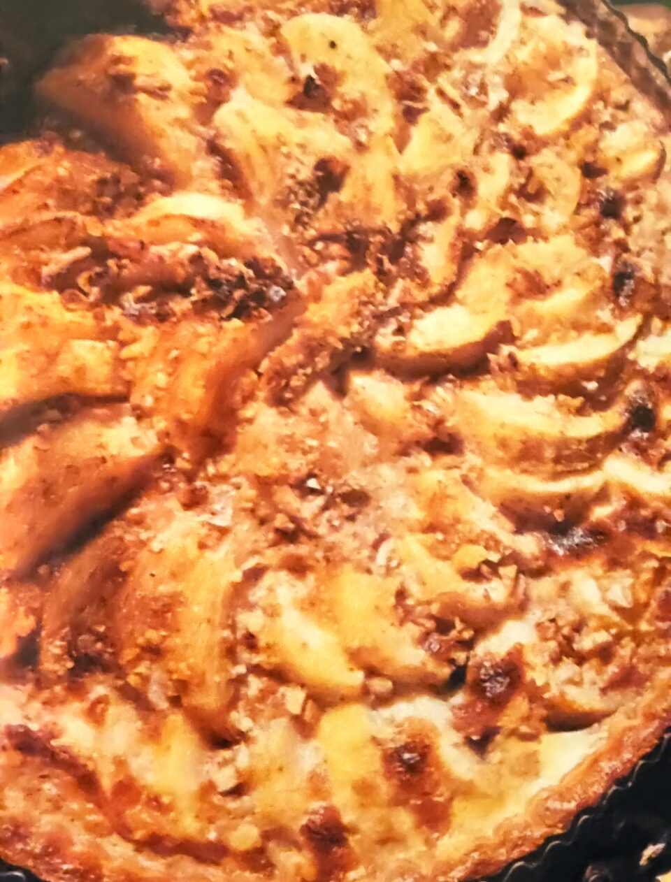 Recette de la tarte aux poires et aux noix