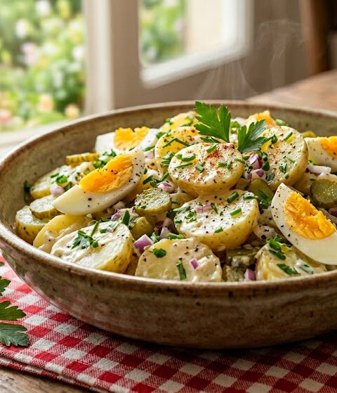 Salade de pommes de terre gourmande
