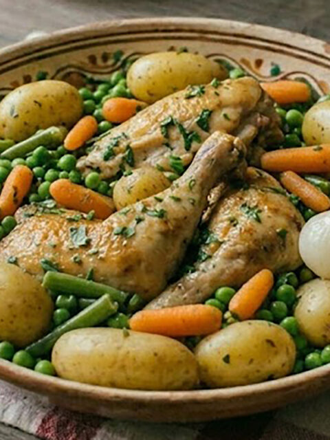recette poulet printanier