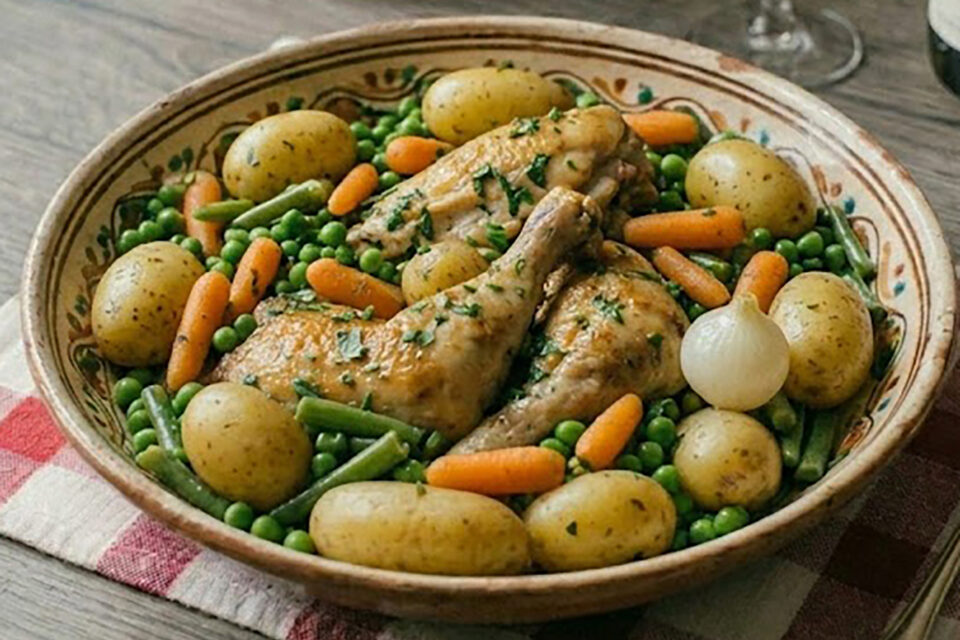 recette poulet printanier
