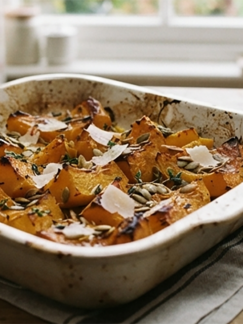Butternut rôtie au four