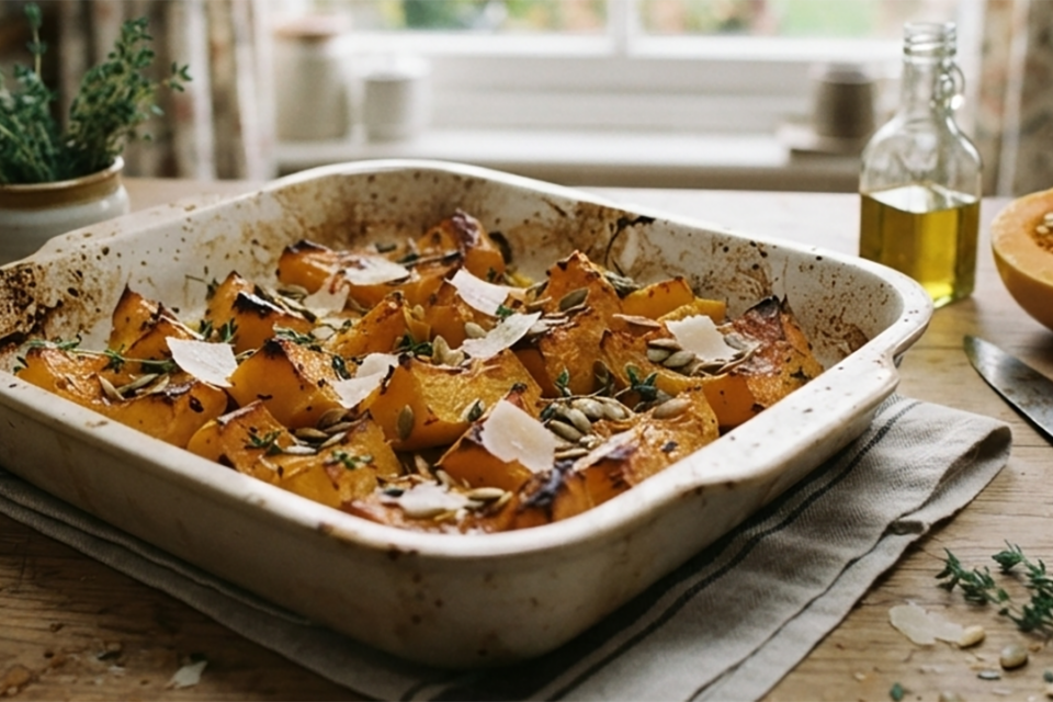Butternut rôtie au four