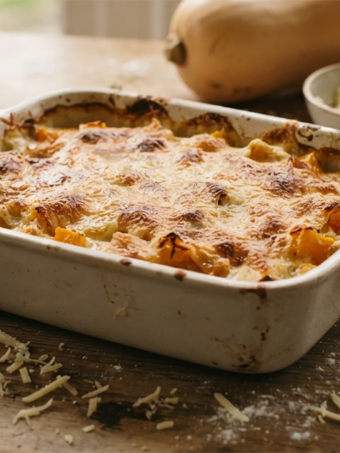 Gratin de Butternut au comté