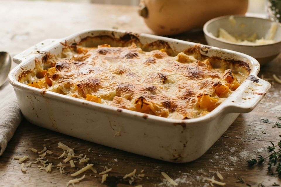 Gratin de Butternut au comté