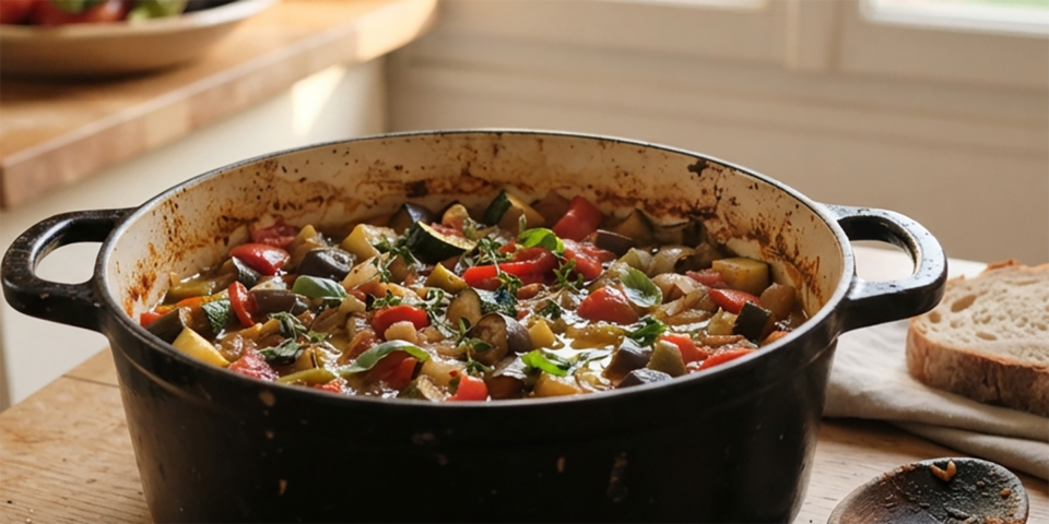 Recette Ratatouille Provençale : la vraie recette d’Escoffier