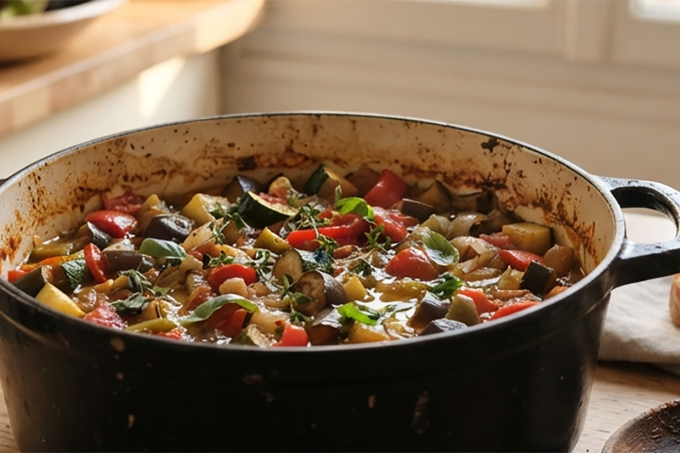 Recette Ratatouille Provençale la vraie recette d’Escoffier