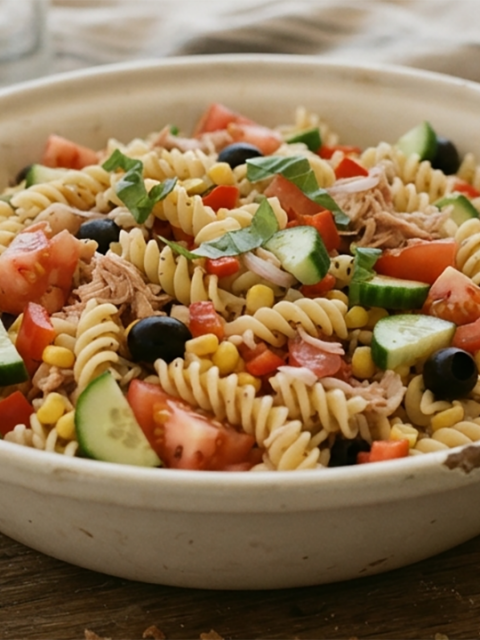 Salade de pâtes froide