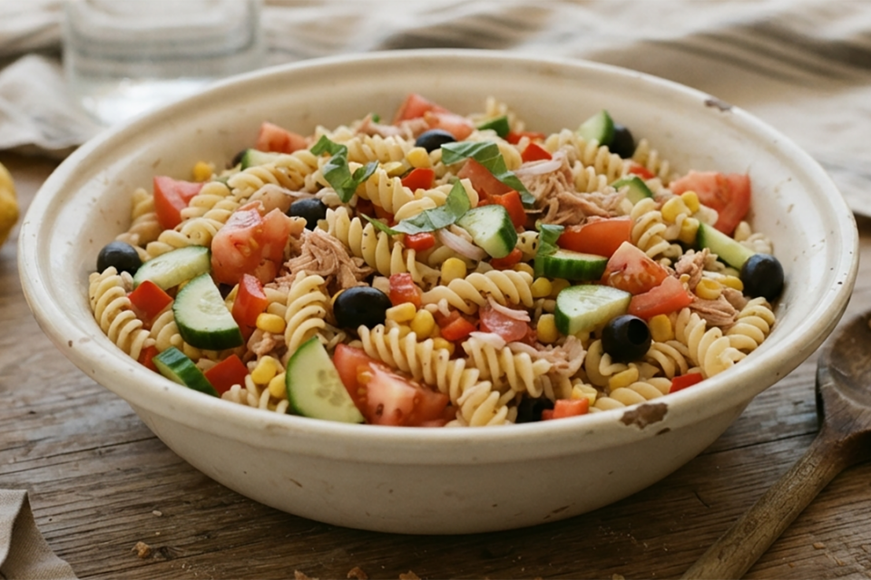 Salade de pâtes froide